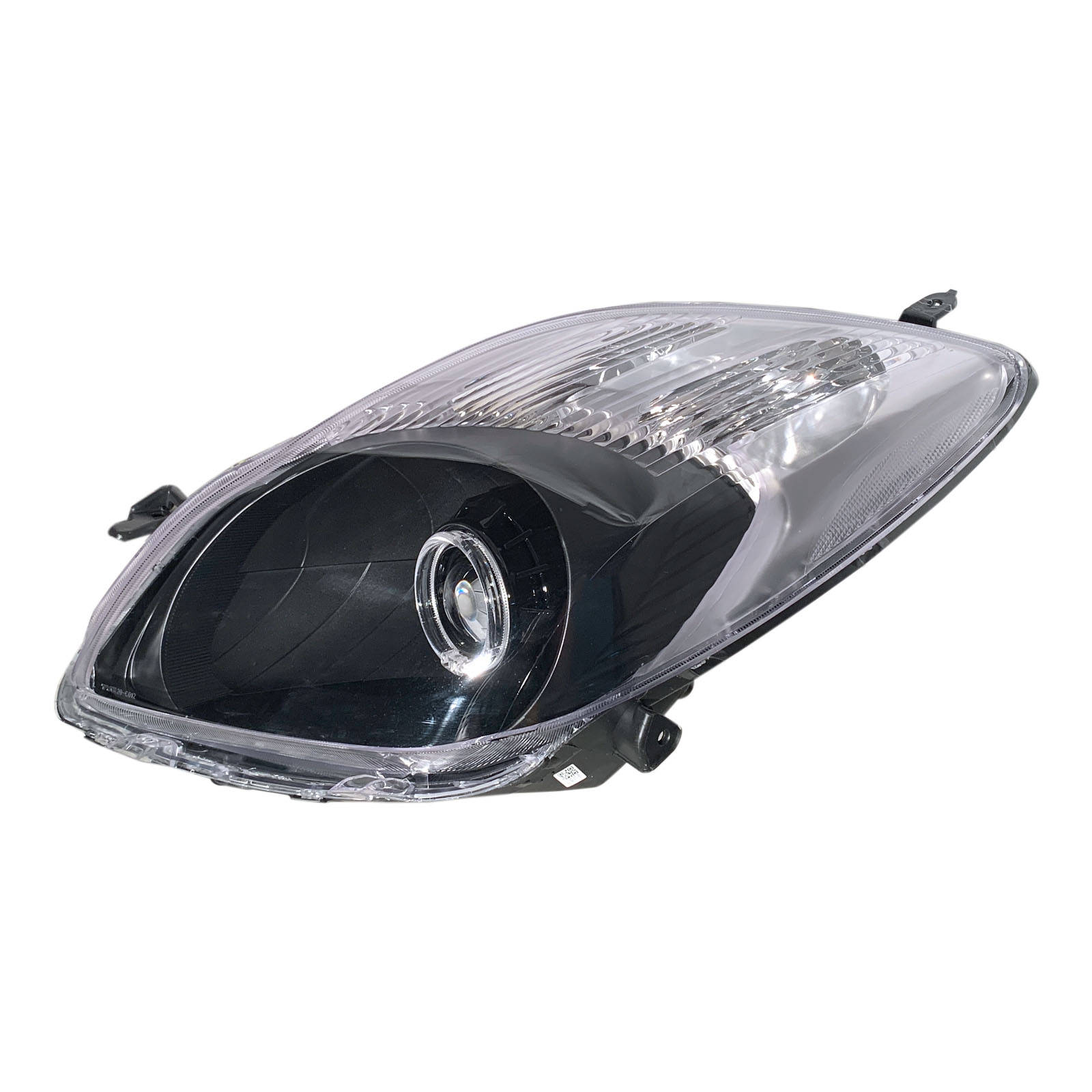 Fits TOYOTA Yaris XP90 MK2 08-11 Guide LED Angel-Eye HID Headlight BK LHD