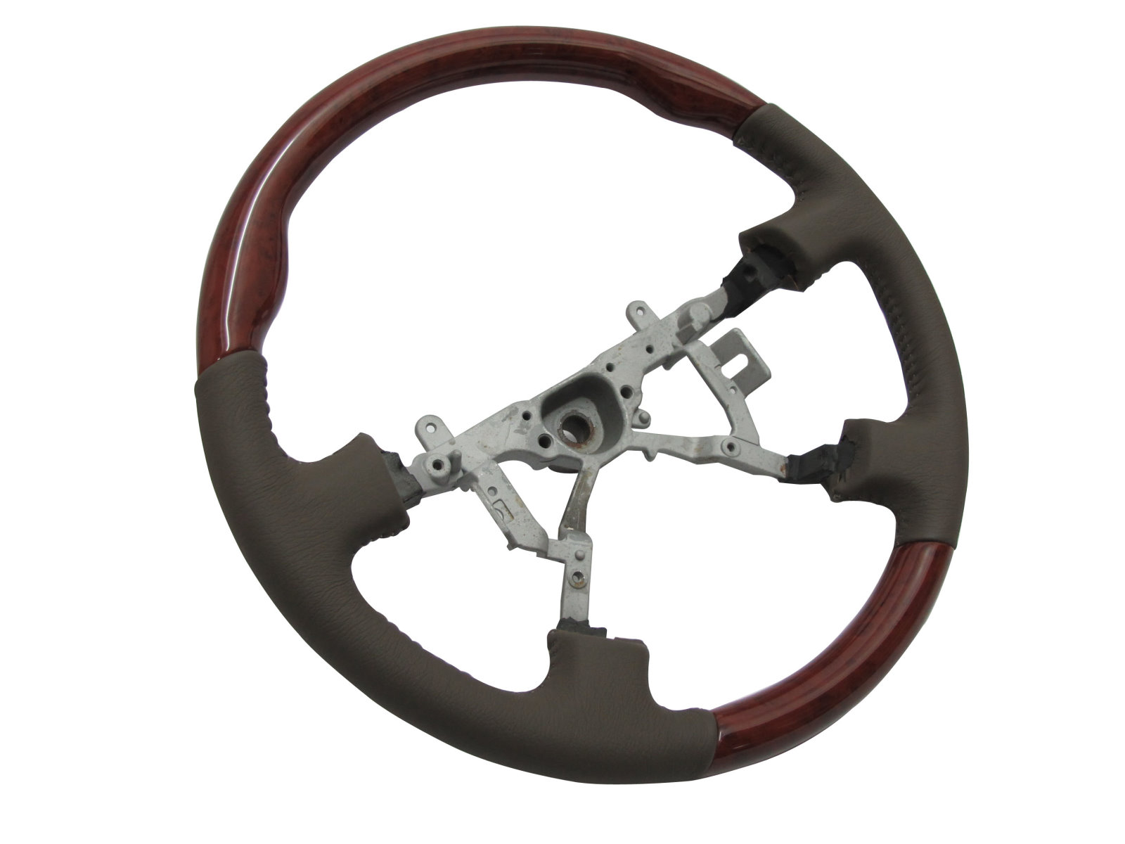 LAND CRUISER 100 1998-2002 STEERING WHEEL OE CLASSIC WOOD BEIGE for