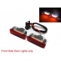 CrazyTheGod Beetle NEW BEETLE 2006-Present Coupe/Convertible 2D LED Courtesy Side Door Light Red/White for VW Volkswagen