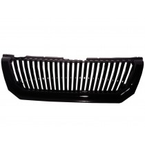 CrazyTheGod Pajero Sport First generation 2000-2004 SUV 3D/5D Vertical Front Bumper Hood GRILLE/GRILL Gloss Black for Mitsubishi