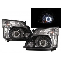 CrazyTheGod Dutro Second generation 2011-present Truck 2D CCFL Projector Headlight Headlamp Black for HINO RHD