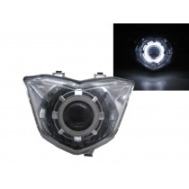 CrazyTheGod GT125 Motorcycles CCFL Projector Headlight Headlamp Chrome for SYM