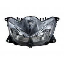 CrazyTheGod Force 2016-present Scooters Clear Headlight Headlamp Black for YAMAHA