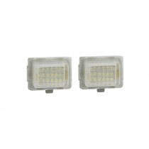 CrazyTheGod S-CLASS W221 Fifth generation 2011-2014 Sedan 4D LED License Lamp White for Mercedes-Benz