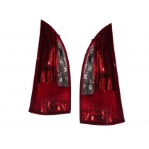 CrazyTheGod PREMACY First generation 1999-2001 PRE-FACELIFT MPV 5D Clear Tail Rear Light Red for MAZDA