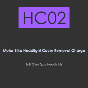 HC02-Motor bike headlight removal charge for soft glue type headlights