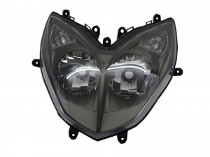 CrazyTheGod Racing 2013-2014 Motorcycles Clear Headlight Headlamp Black for Kymco
