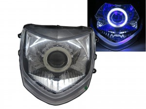 CrazyTheGod Cygnus 2005-2007 CCFL Projector Headlight Headlamp EUROPE Chrome for YAMAHA 