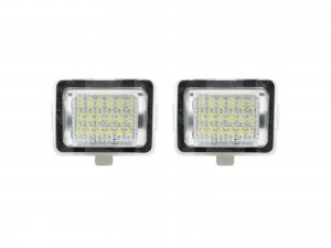 CrazyTheGod E-CLASS C207/A207 Fourth generation 2009-2011 Convertible/Coupe 2D LED License Lamp White for Mercedes-Benz