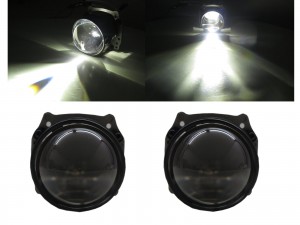 CrazyTheGod LED Projector 2.5inch Headlight Headlamp LHD