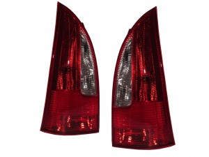 CrazyTheGod Ixion/MAV First generation 1999-2001 PRE-FACELIFT MPV 5D Clear Tail Rear Light Red for FORD